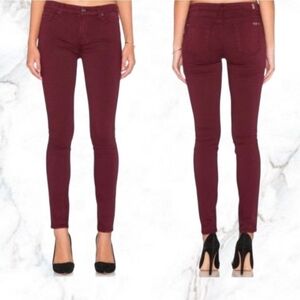 [ 7 For All Mankind] Jeans High Waisted Ankle Skinny Size 28 Merlot NWT